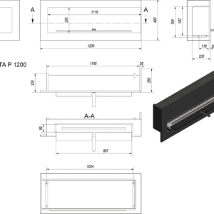 silverflame-biofireplace-delta-1200-right-drawing