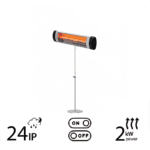 infrared-heater-silverflame-optim-one-leg