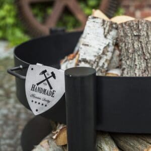 Outdoor fire pit Montana by SilverFlame for warm, inviting evenings. Perfect for backyard relaxation.