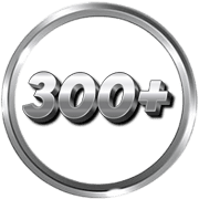 300+